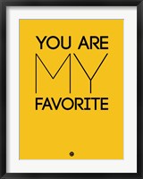 Framed You Are My Favorite Yellow