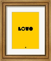 Framed LOVE Yellow