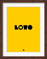 Framed LOVE Yellow