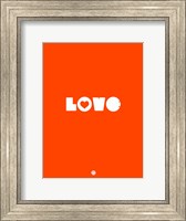 Framed LOVE Orange