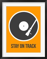Framed Stay On Track Vinyl 1