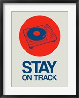 Framed Stay On Track Record Player 1