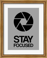 Framed Stay Focused Circle 3