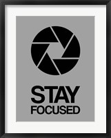 Framed Stay Focused Circle 3