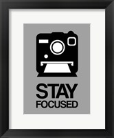 Framed Stay Focused Polaroid Camera 1