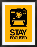 Framed Stay Focused Polaroid Camera 2