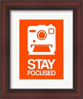 Framed Stay Focused Polaroid Camera 3