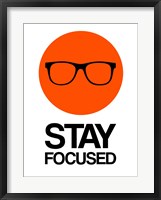 Framed Stay Focused Circle 1