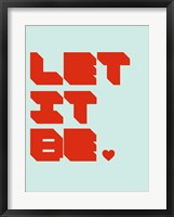 Framed Let It Be 1