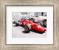 Framed Ferrari 312 Laguna Seca
