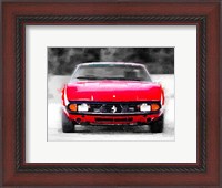 Framed Ferrari 365 GTC4 Front