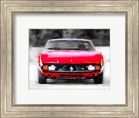 Framed Ferrari 365 GTC4 Front