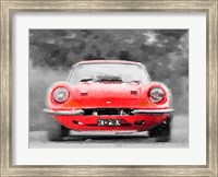 Framed Ferrari Dino 246 GT Front