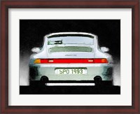 Framed 1993 Porsche 911 Rear