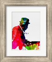 Framed Thelonious Watercolor