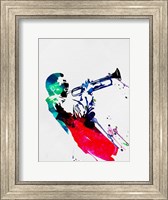 Framed Miles Watercolor
