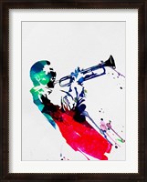 Framed Miles Watercolor