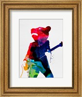 Framed Teddybear Watercolor