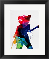 Framed Teddybear Watercolor