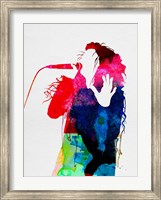 Framed Lorde Watercolor