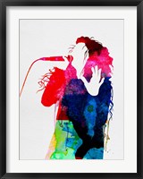 Framed Lorde Watercolor