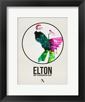 Framed Elton Watercolor