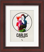Framed Carlos Watercolor