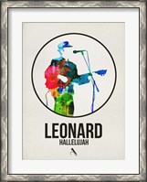 Framed Leonard Watercolor
