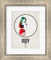 Framed Iggy Watercolor