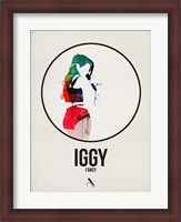Framed Iggy Watercolor