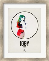 Framed Iggy Watercolor