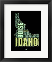 Framed Idaho Word Cloud 1