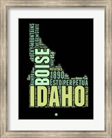 Framed Idaho Word Cloud 1