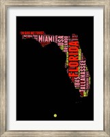 Framed Florida Word Cloud 1