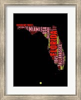 Framed Florida Word Cloud 1