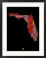 Framed Florida Word Cloud 1