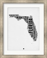 Framed Florida Word Cloud 2