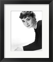 Framed Audrey Hepburn as Sabrina