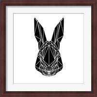 Framed Black Rabbit