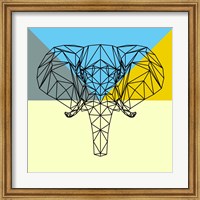 Framed Party Elephant Polygon