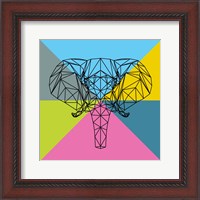 Framed Party Elephant Polygon 2