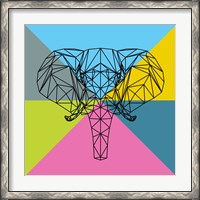Framed Party Elephant Polygon 2