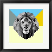 Framed Party Lion