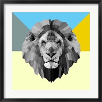 Framed Party Lion