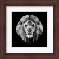 Framed Lion Head