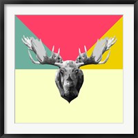 Framed Party Moose