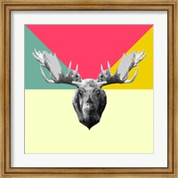 Framed Party Moose