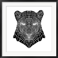 Framed Panther Head Mesh