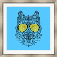Framed Woolf in Yellow Glasses