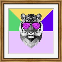 Framed Party Tiger in Glasses